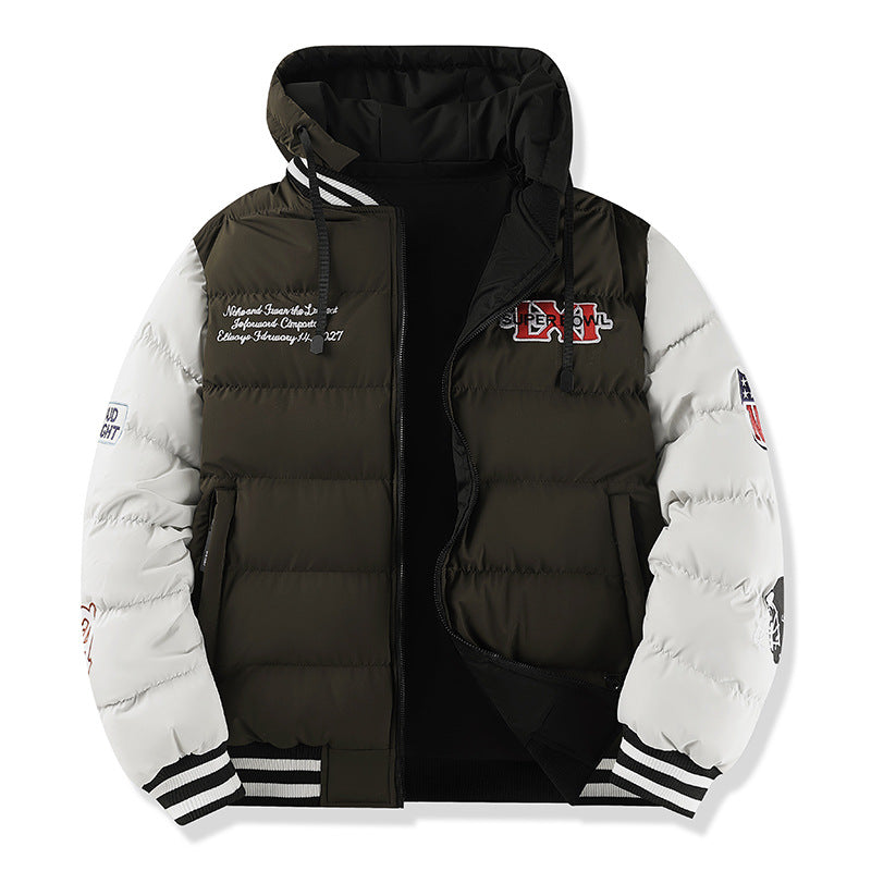 Men's multifunctional quilted jacket with hood and unique design Mune Fashion
