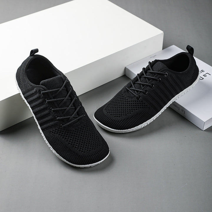 Unisex nan breathable knit sneakers with memory foam insole and flexible rubber outsole Mune Fashion
