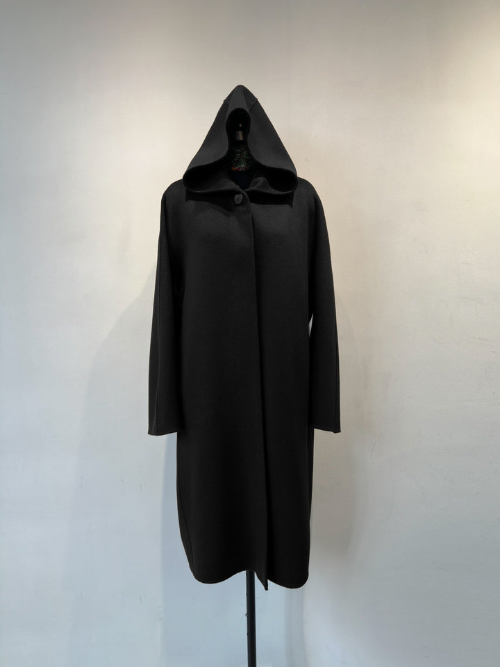Women's Elegant Hooded Wrap Coat Mune Fashion