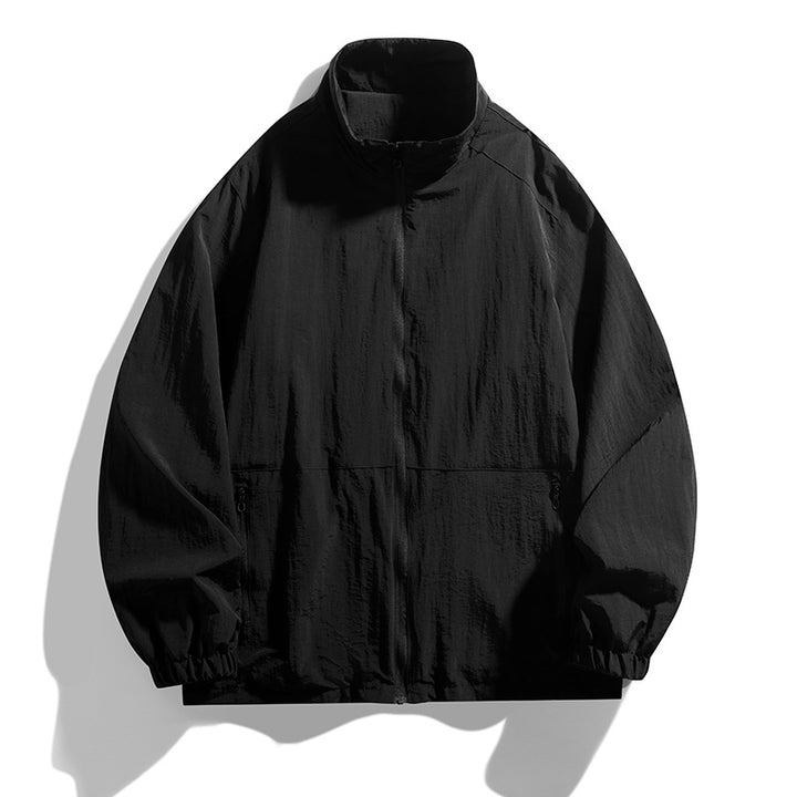 Men's Lightweight Transition Jacket with High Collar Mune Fashion 1787797801