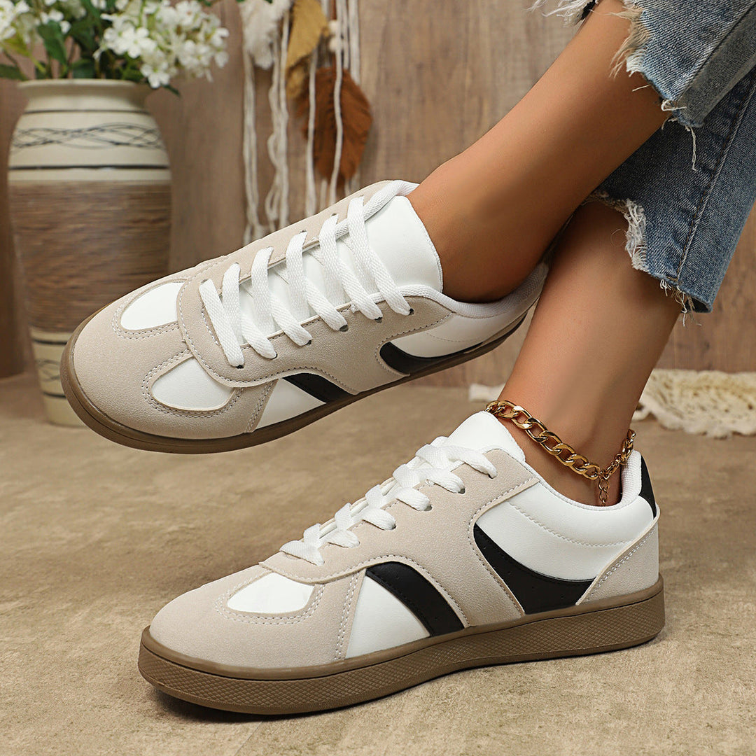Women Sporty Sneakers with fashionable upper material and slip-resistant sole Mune Fashion