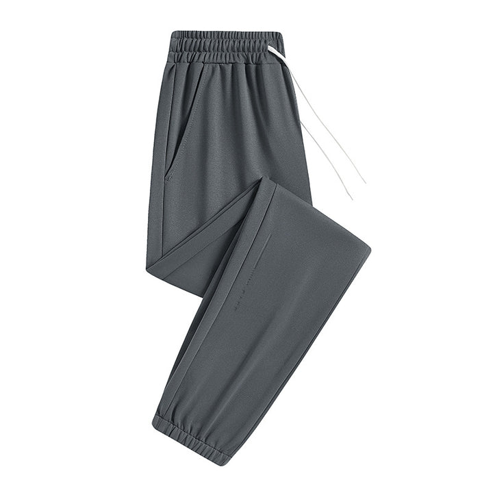 Men's Lightweight Breathable Tech Jogging Pants with Elastic Waistband, Drawstring & Ankle Cuffs Mune Fashion