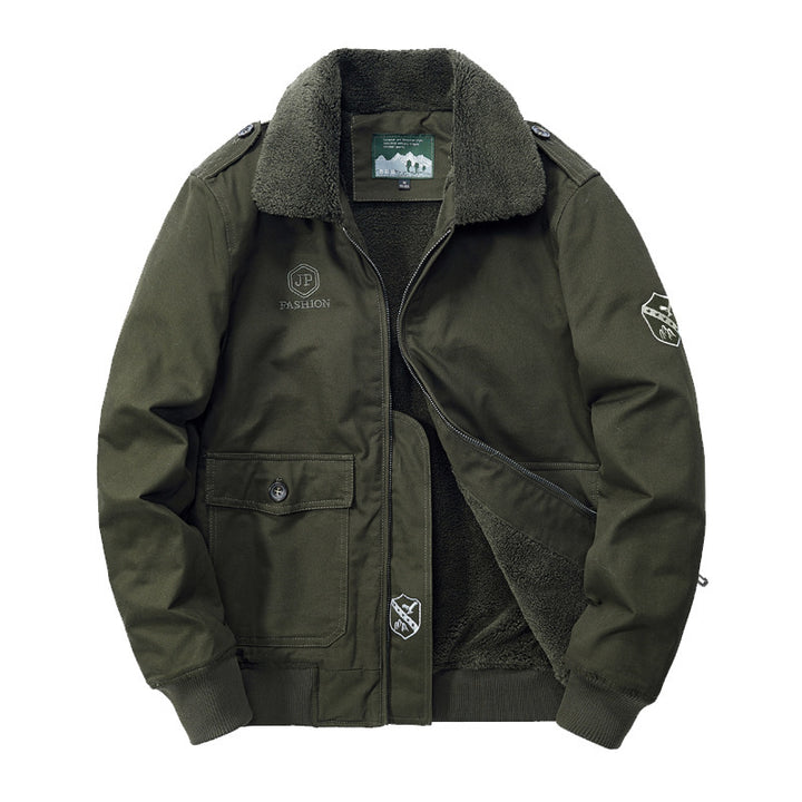 Men's Fashion Transitional Jacket with Teddy Lining Mune Fashion