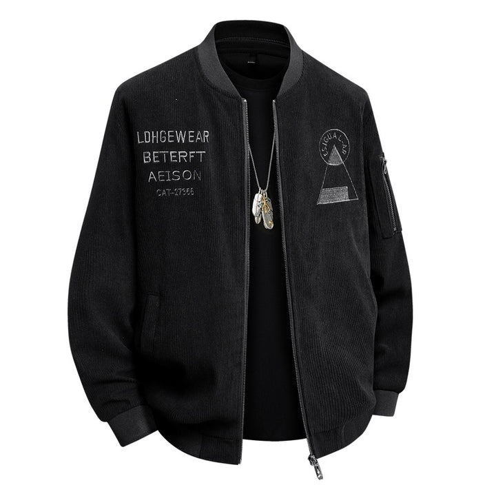 Men's Fashion Cord Bomber Jacket Mune Fashion