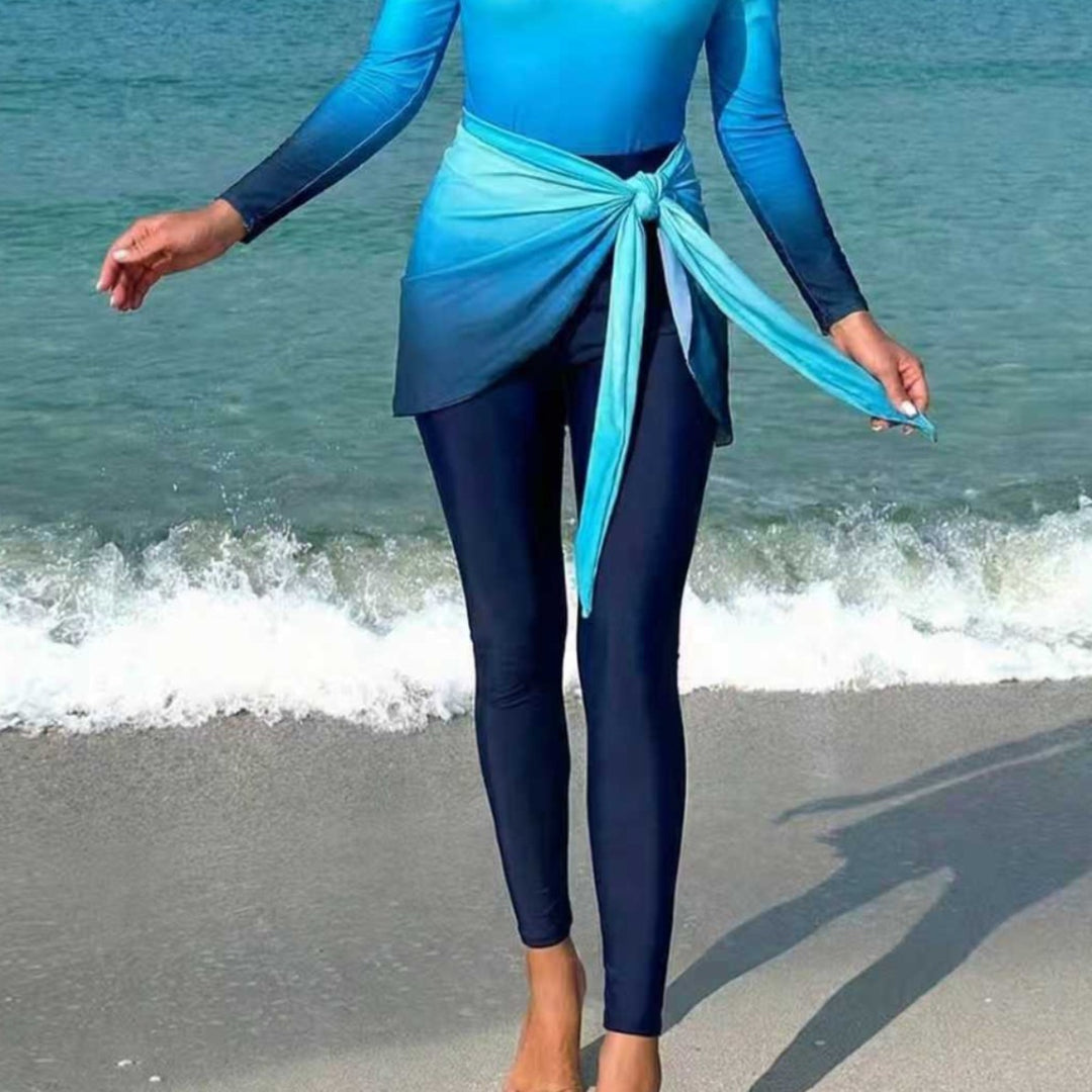 Women’s Stylish Surf Suit with Elegant Wrap Details Mune Fashion