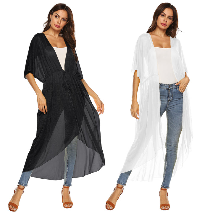 Women elegant, transparent beach kimono Mune Fashion