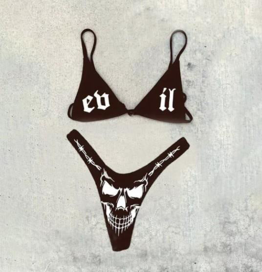Women's bikini set with exciting graphic design Mune Fashion