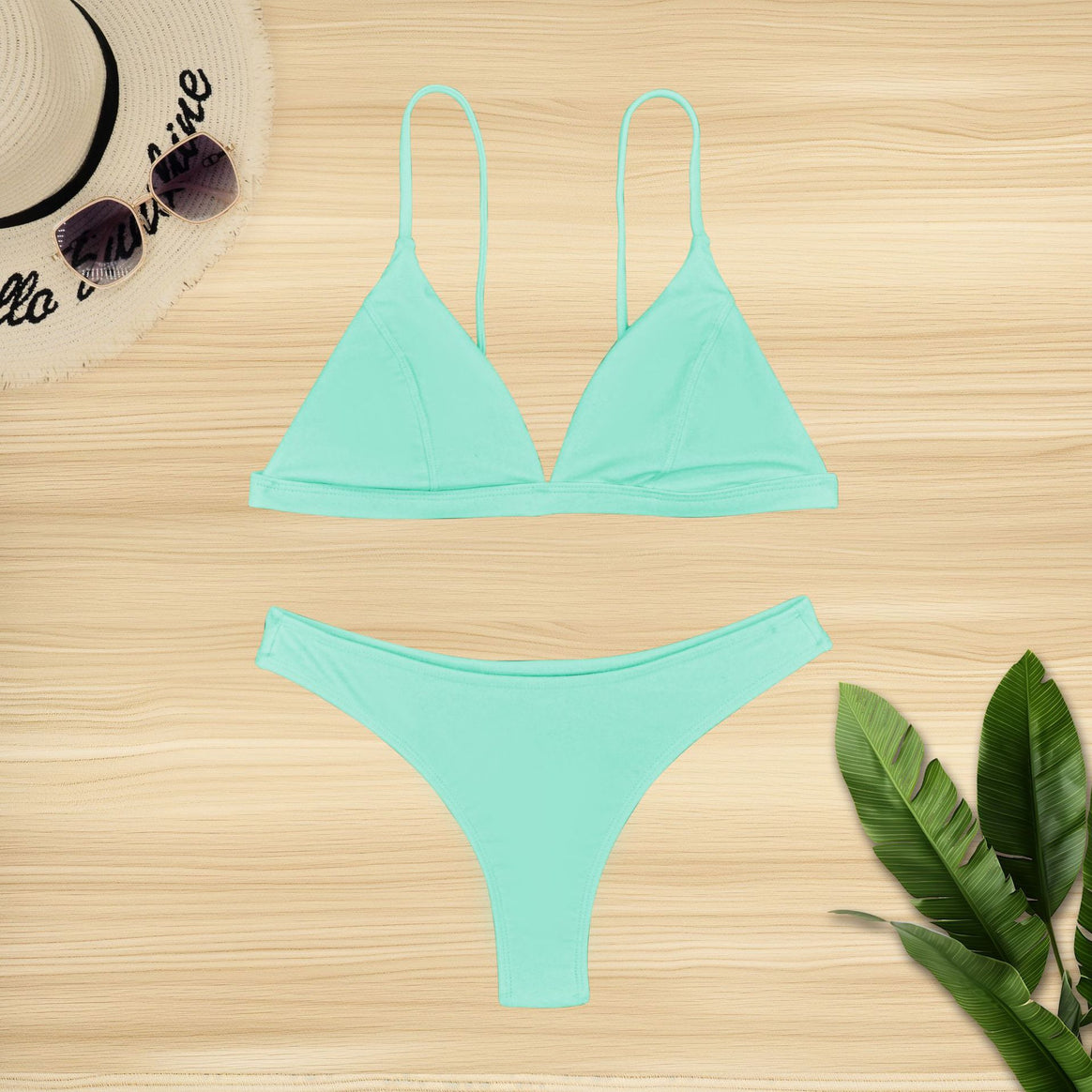 Women's Triangle Bikini Set Mune Fashion