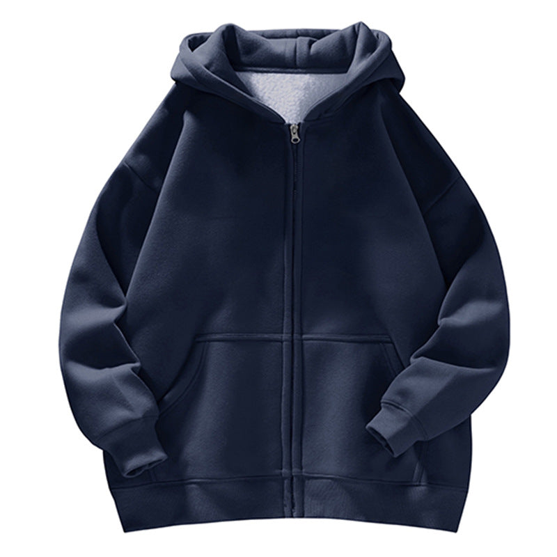 Unisex Oversize Hoodie Jacket with Full Zip, Teddy Lining and Kangaroo Pockets Mune Fashion