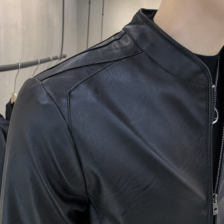 Men's Stylish Faux Leather Jacket Mune Fashion 1788322149