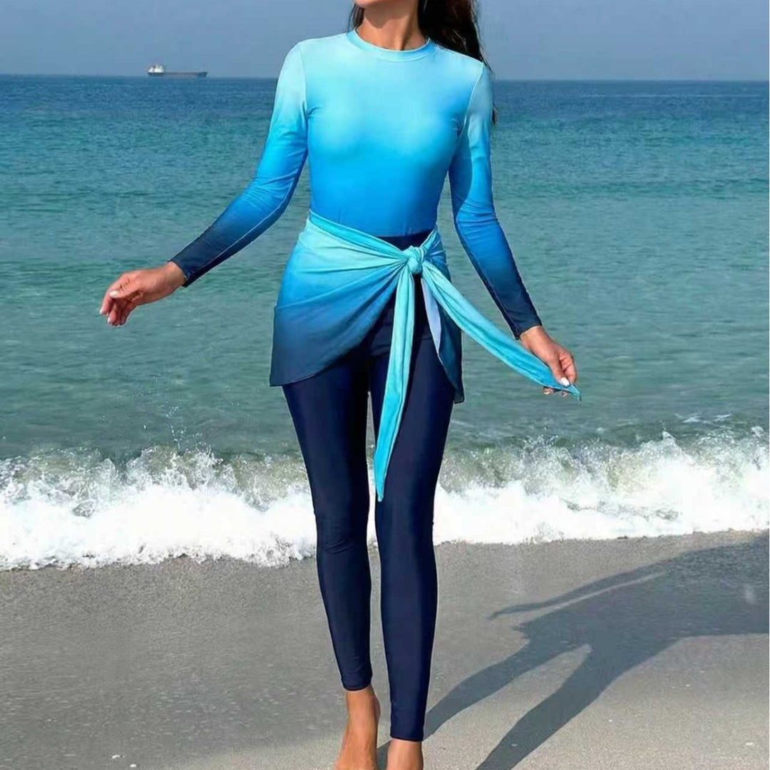 Women’s Stylish Surf Suit with Elegant Wrap Details Mune Fashion
