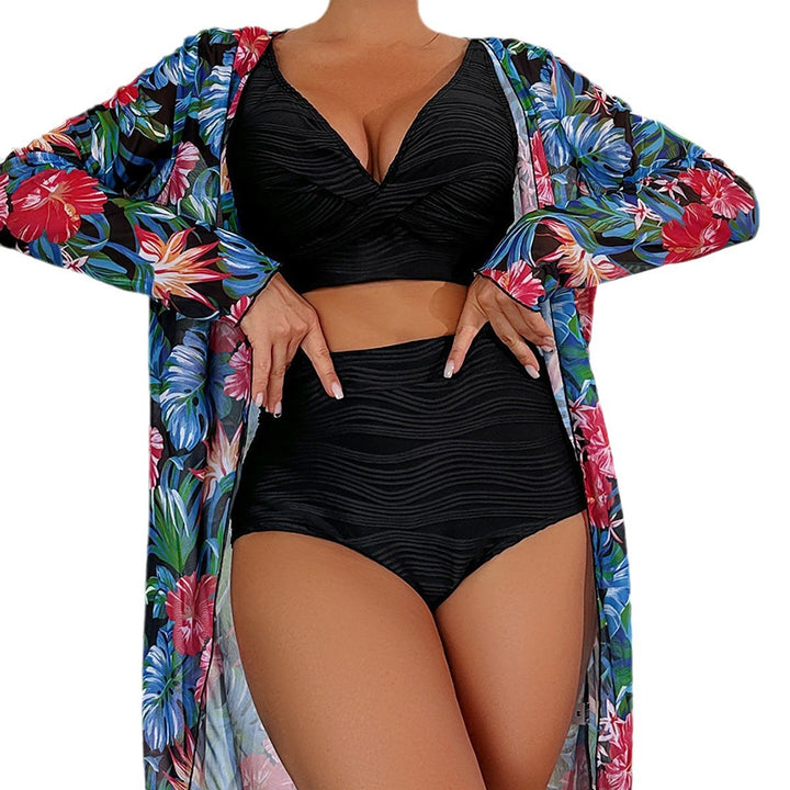 Women's bikini set with seductive top and figure-hugging high-waisted pants Mune Fashion