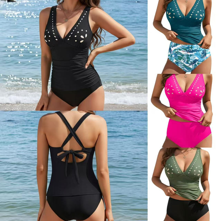 Women's Top and Pants Swimsuit Mune Fashion