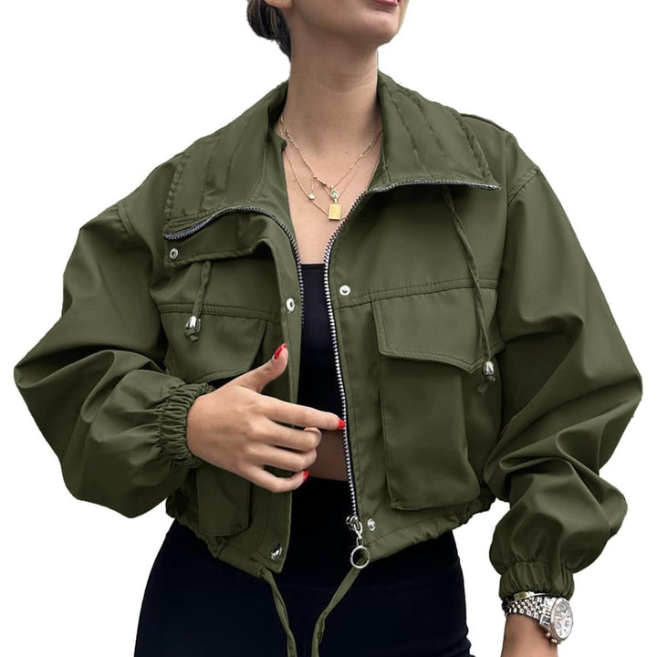 Women's fashionable and sporty short jacket