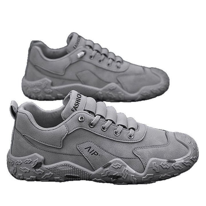 Men's Urban Chunky Sneaker with Suede Look, textured Grip Profile and ergonomic Platform Sole Mune Fashion