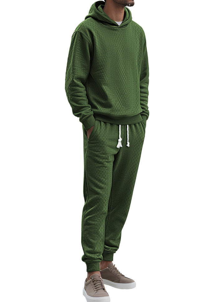 Men's Structured Lounge Set with Hoodie and Joggers Mune Fashion