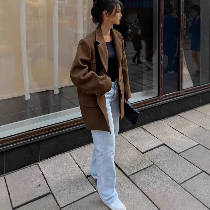 Women's Fashion Suede Jacket
