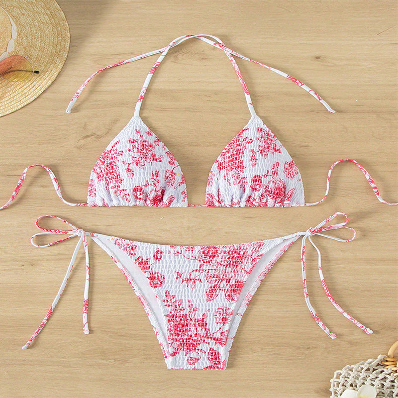 Women's Triangle Bikini Set with Adjustable Straps Mune Fashion