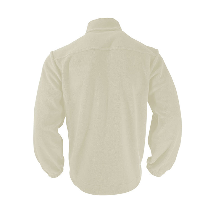Men's fleece transitional jacket with stand-up collar, full zipper and zippered pockets Mune Fashion