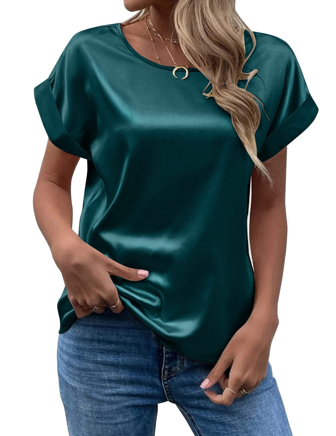 Women Satin Blouse Mune
