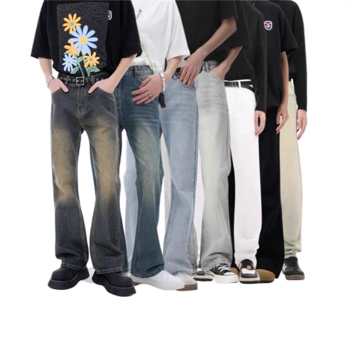 Men's Casual High-Waisted Jeans Mune Fashion