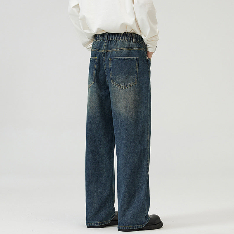 Men Wide Baggy Jeans in Vintage Look with Five-Pocket Cut Mune Fashion