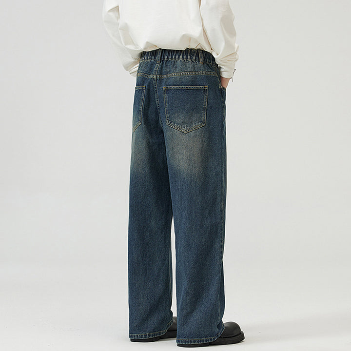 Men Wide Baggy Jeans in Vintage Look with Five-Pocket Cut Mune Fashion