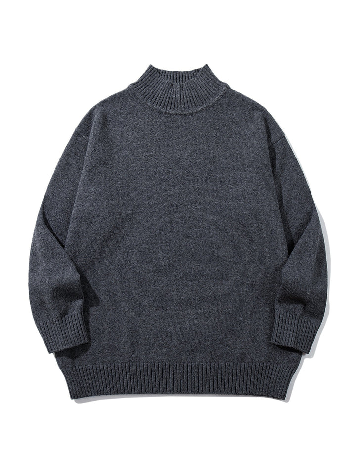 Unisex Oversize-Troyer-Pullover with short standing collar and wide ribbed cuffs Mune Fashion