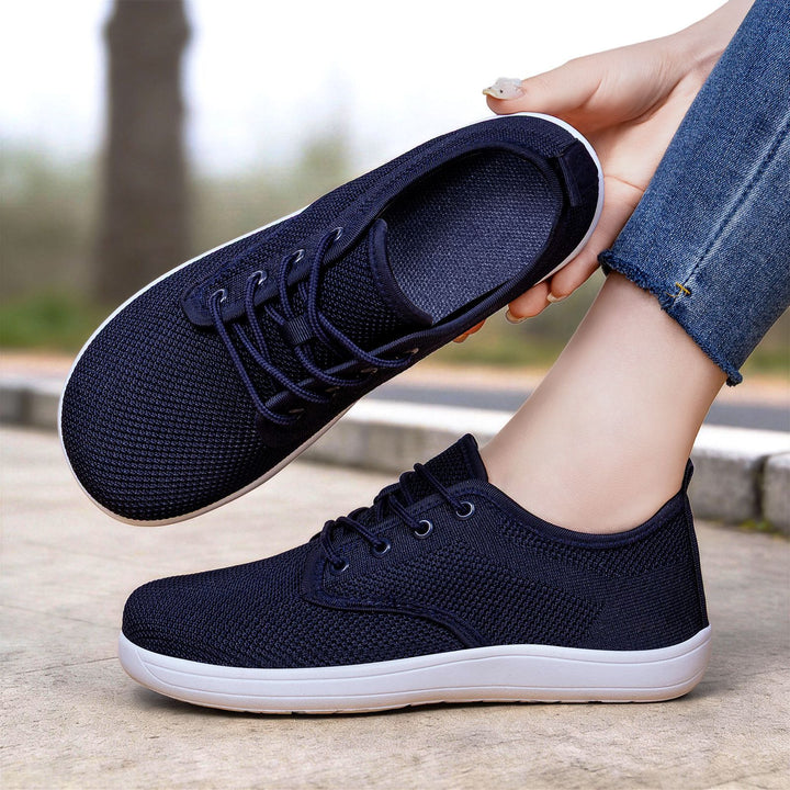 Men's lightweight breathable knit casual shoe with padded comfort tongue and flexible cushioning outsole Mune Fashion
