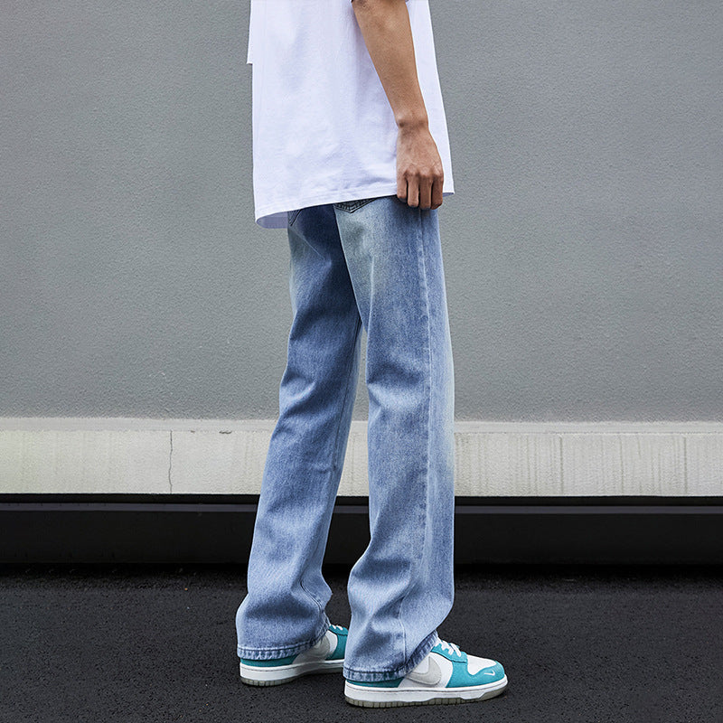 Men's Stylish Wide-Leg Jeans Mune Fashion