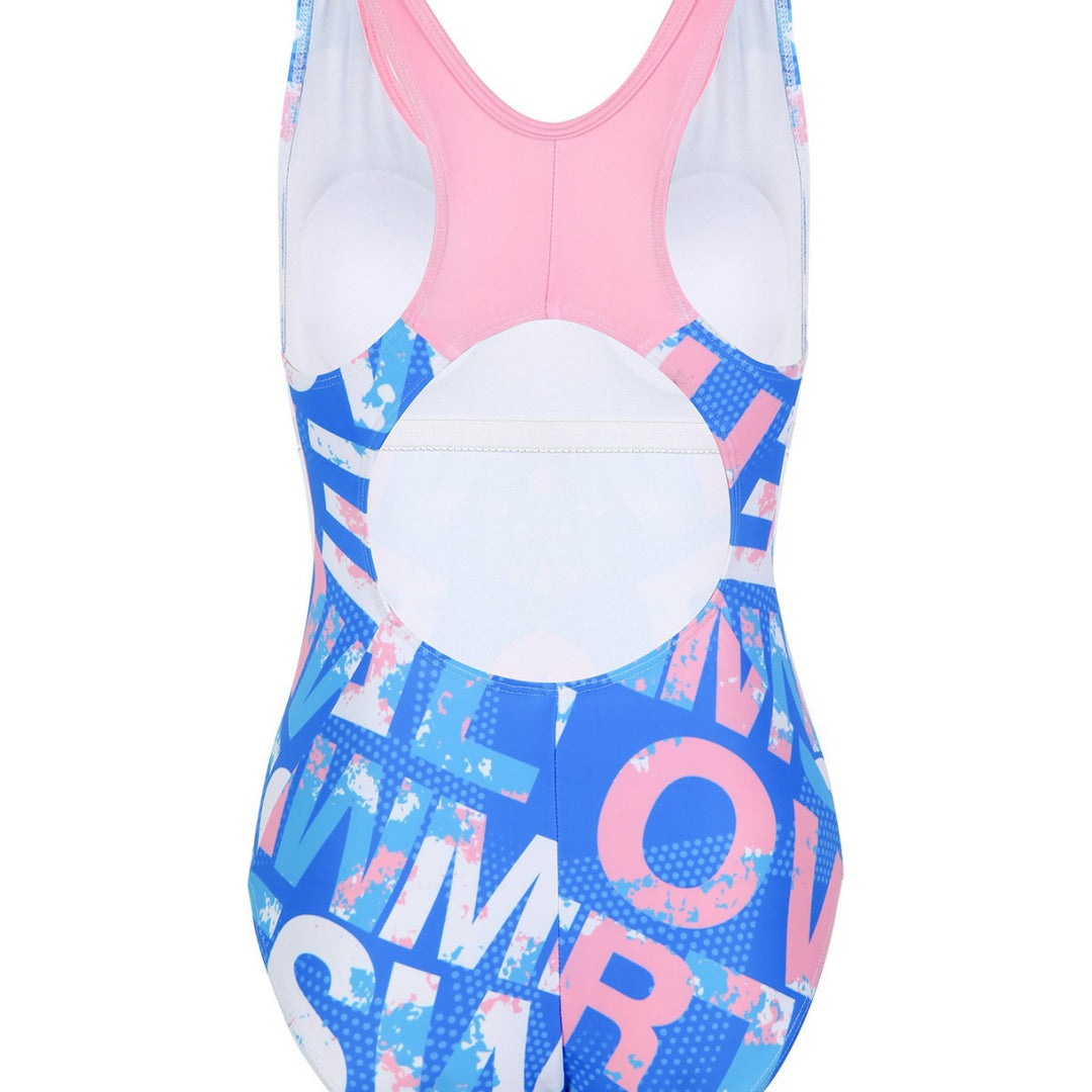 Women's One-Piece Sport Swimsuit with Graphic Print Mune Fashion