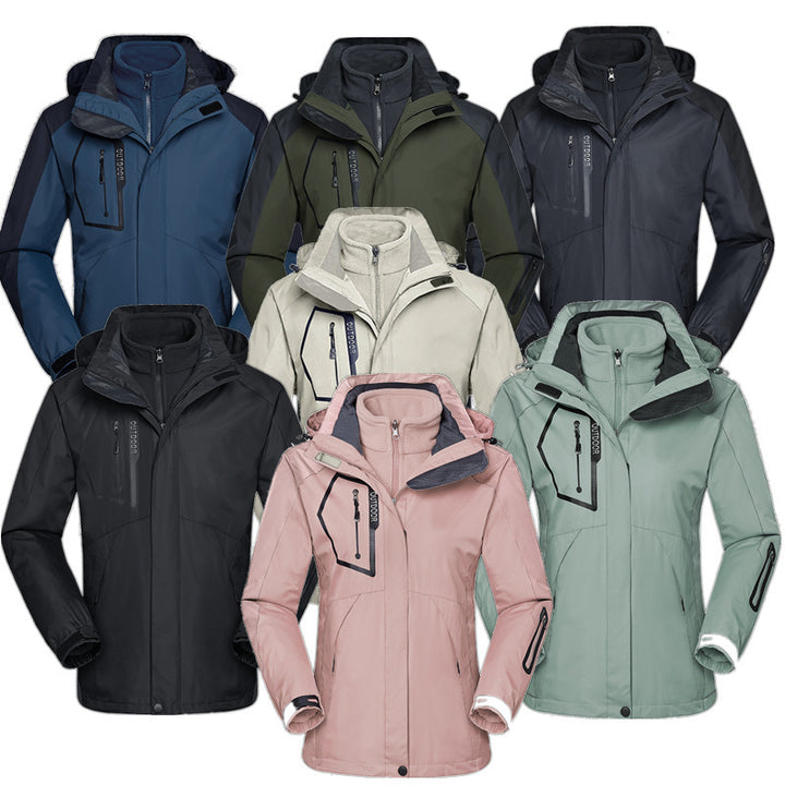 Men's breathable and waterproof softshell outdoor jacket with welded seams and multifunctional pockets Mune Fashion