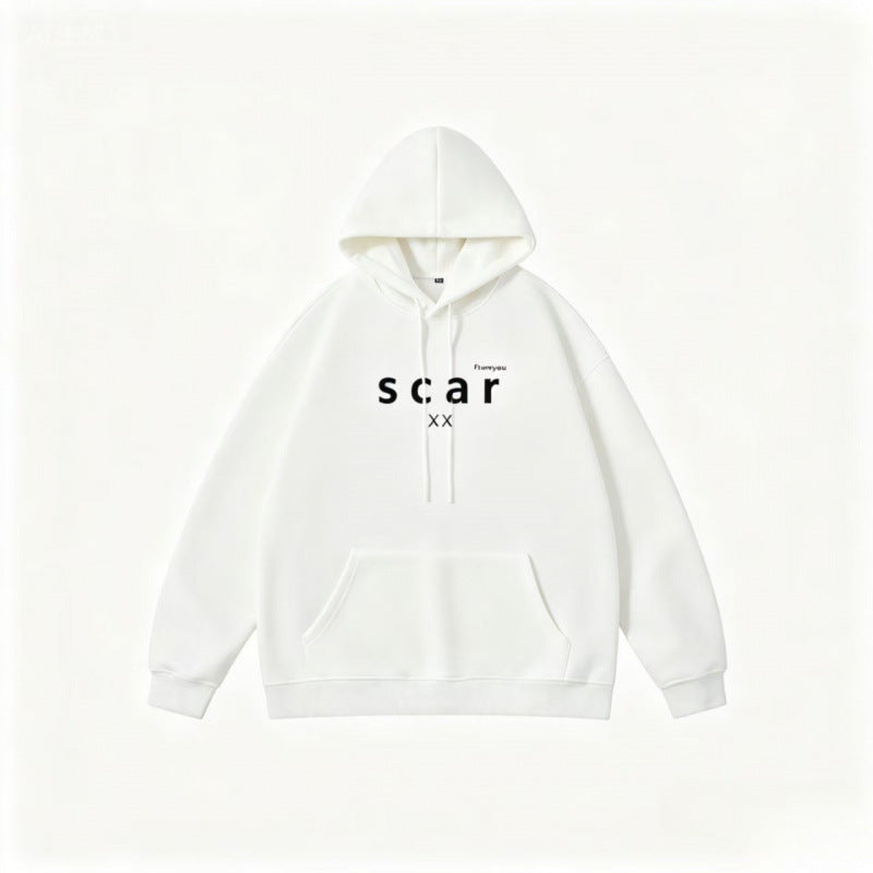 Unisex Oversize Hoodie with Kangaroo Pocket and Minimal Front Print Mune Fashion