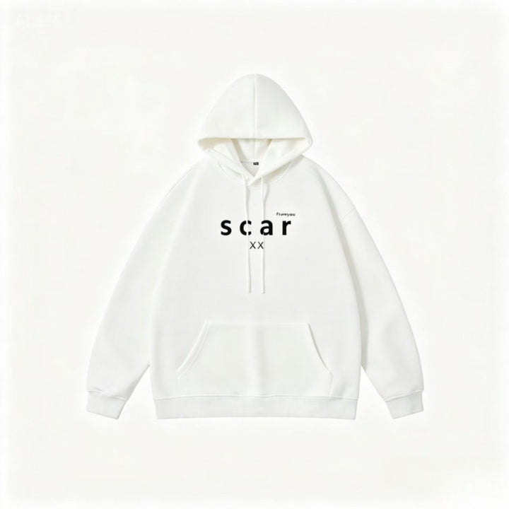 Unisex Oversize Hoodie with Kangaroo Pocket and Minimal Front Print Mune Fashion