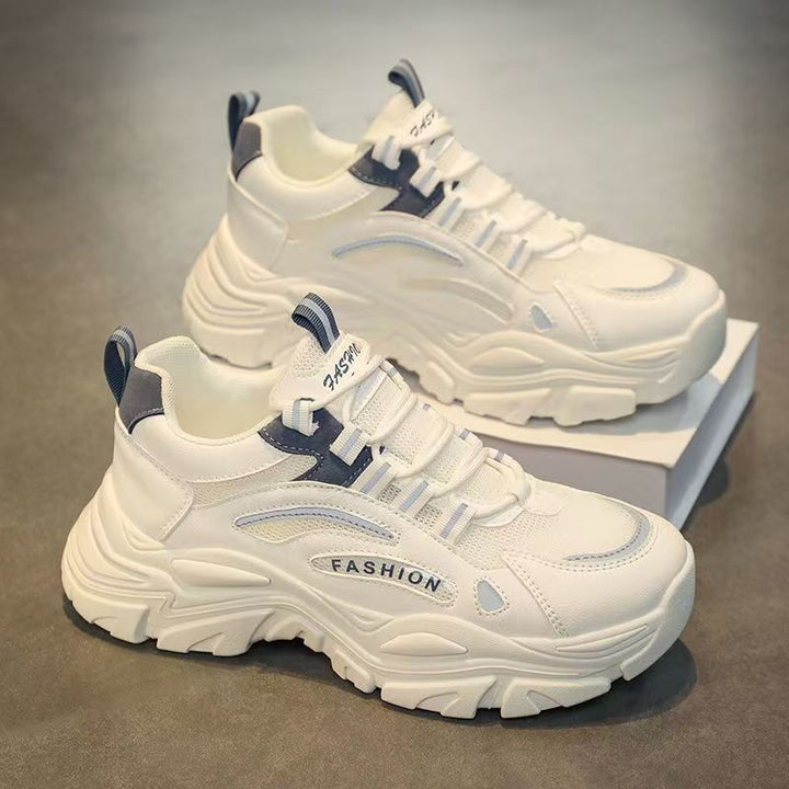 Women's Comfortable Sneakers with Breathable Surface and Shock-Absorbing Sole Mune Fashion