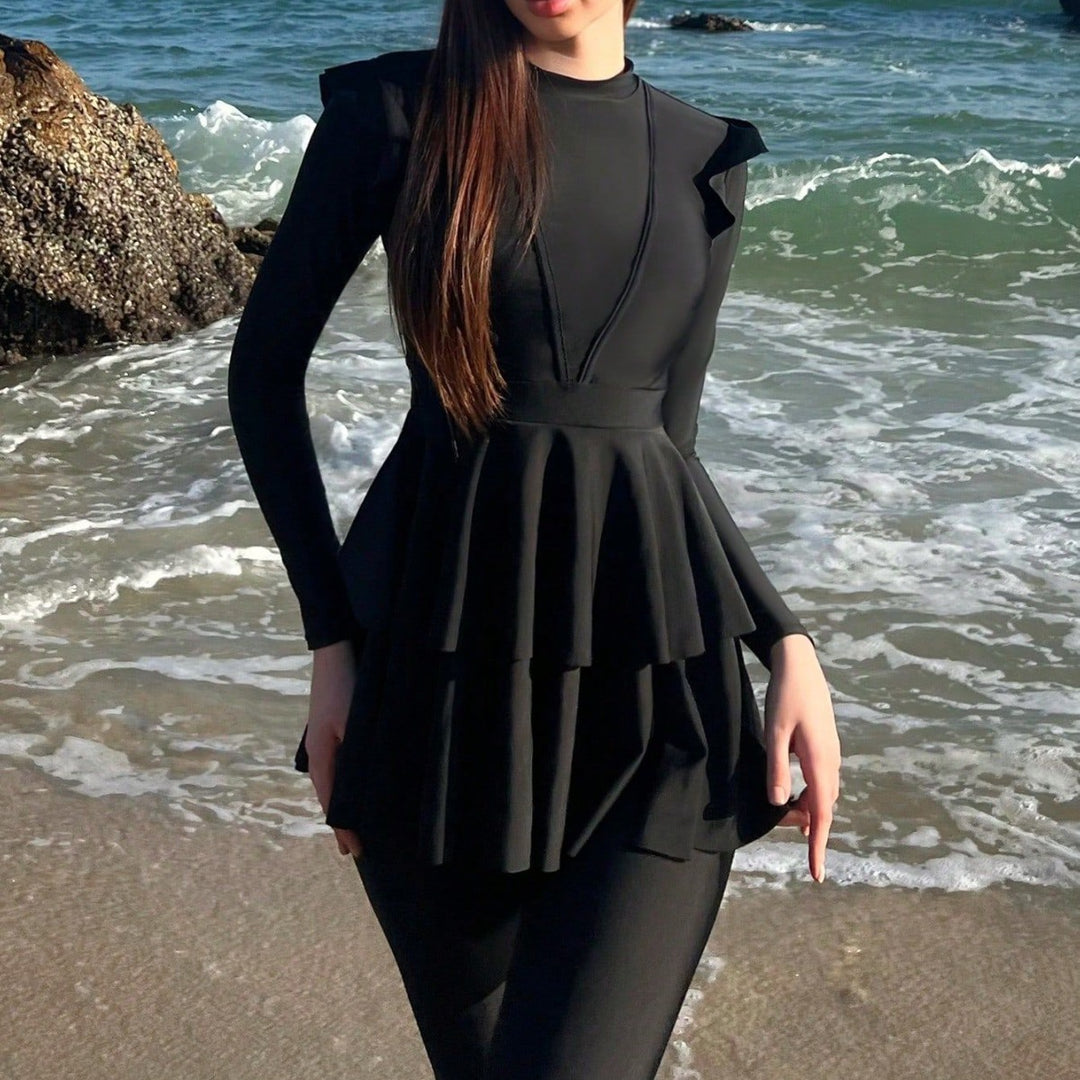 Women's fashionable swimsuit with ruffle details Mune Fashion