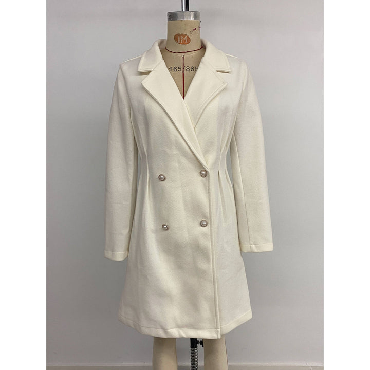 Women Elegant Double-Breasted Short Blazer Mune Fashion