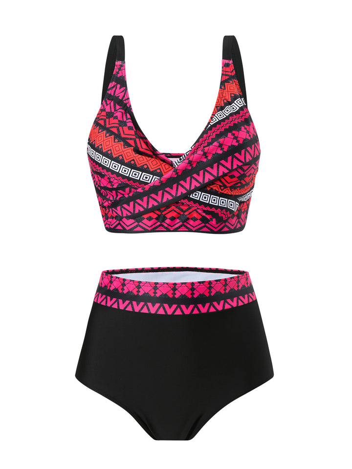 Women High-Cut Bikini with Fashionable Belly Protection Mune Fashion