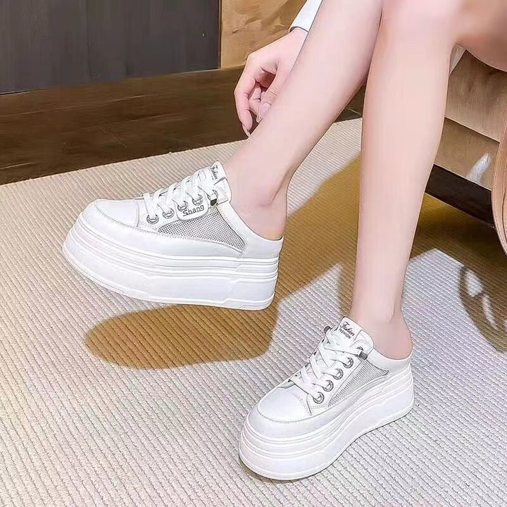 Women's platform sneaker with breathable mesh upper and trendy design Mune Fashion