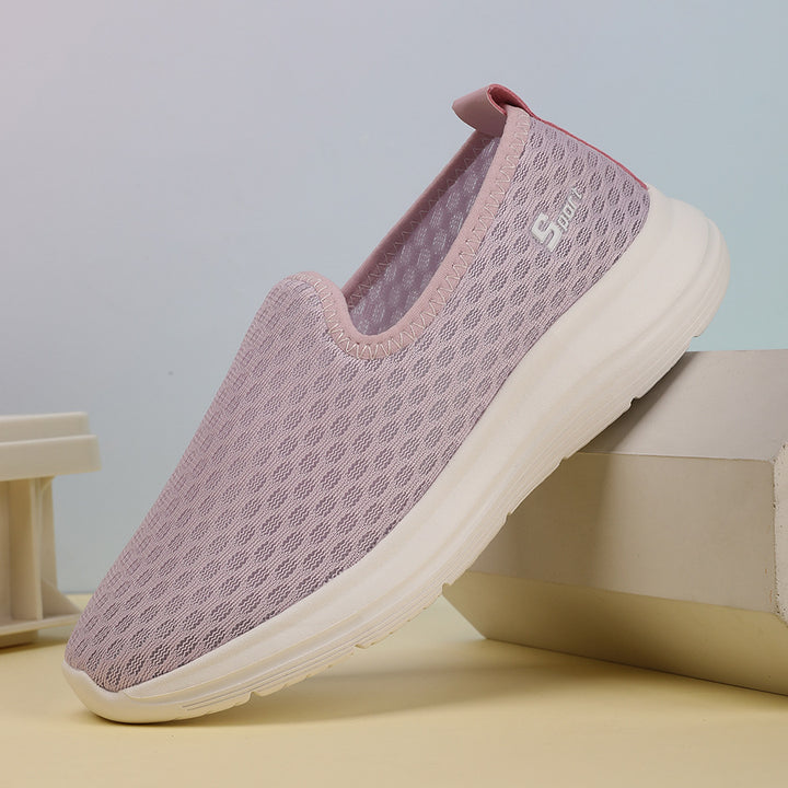 Women's ultra-lightweight knit slip-on shoe with seamless upper material, cushioned comfort sole, and flexible outsole Mune Fashion