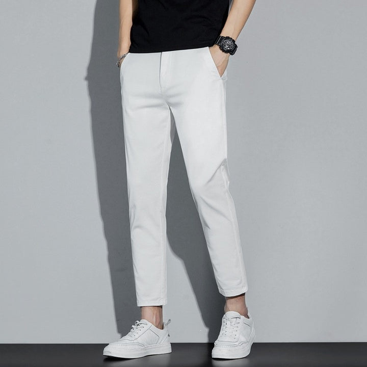 Men's elegantly cut casual pants with practical pockets Mune Fashion
