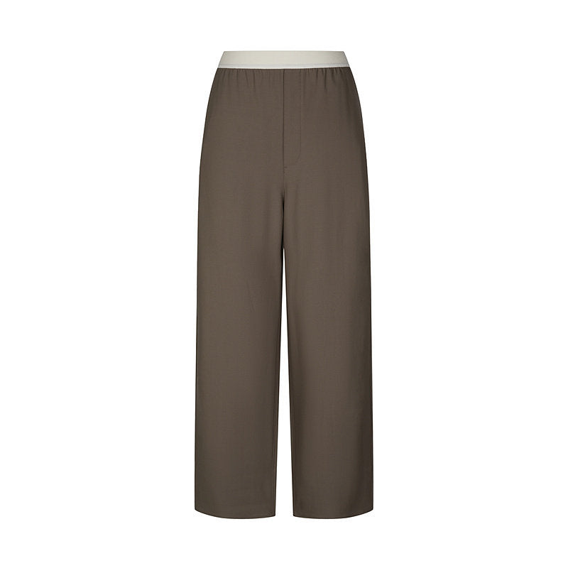 Women Elegant Wide Pants Mune Fashion