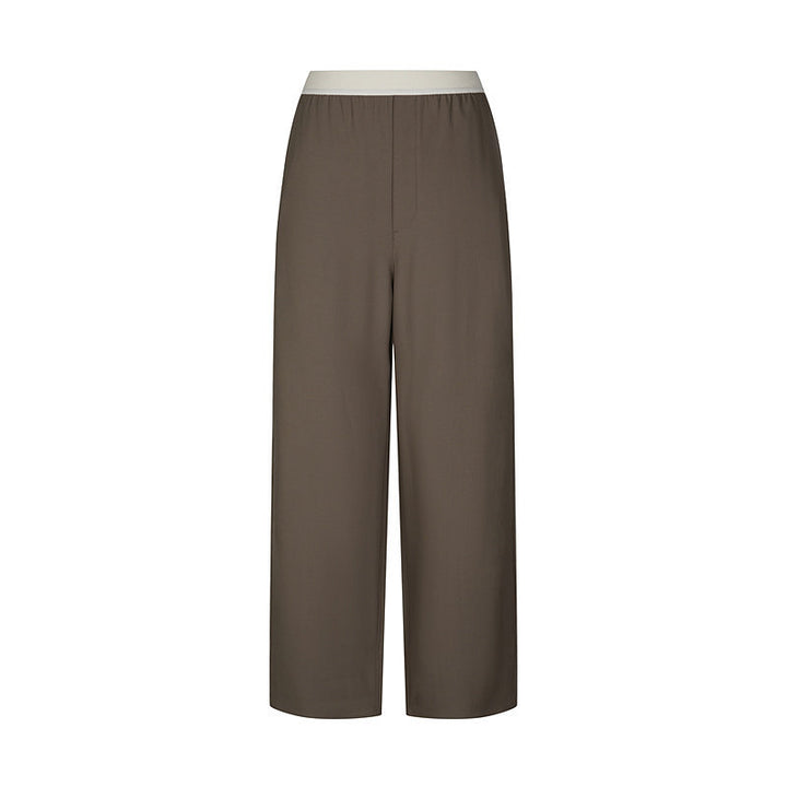 Women Elegant Wide Pants Mune Fashion