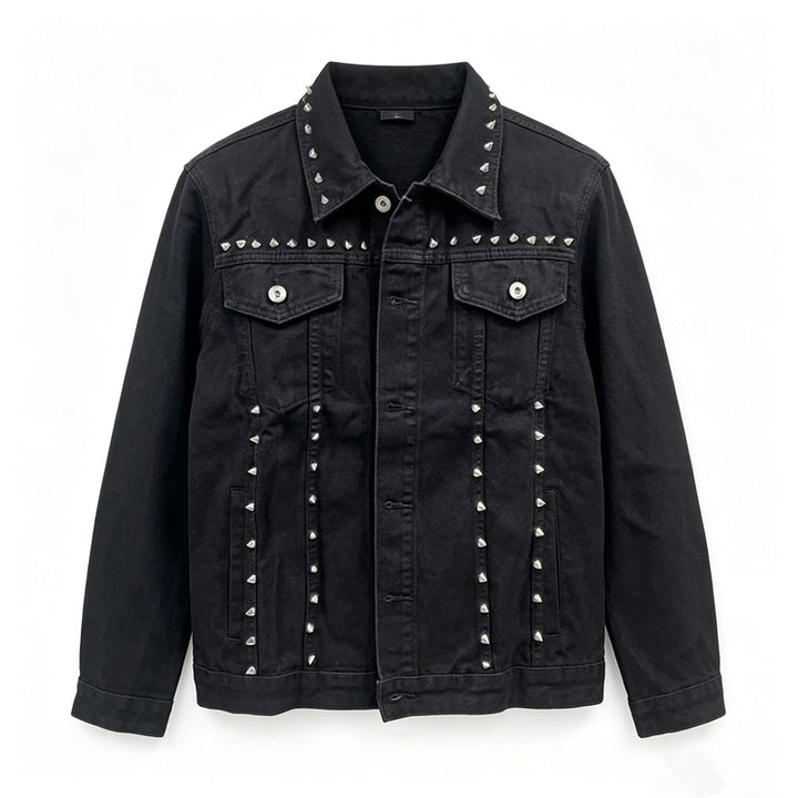 Men's Fashion Jeans Jacket with Studs Mune Fashion