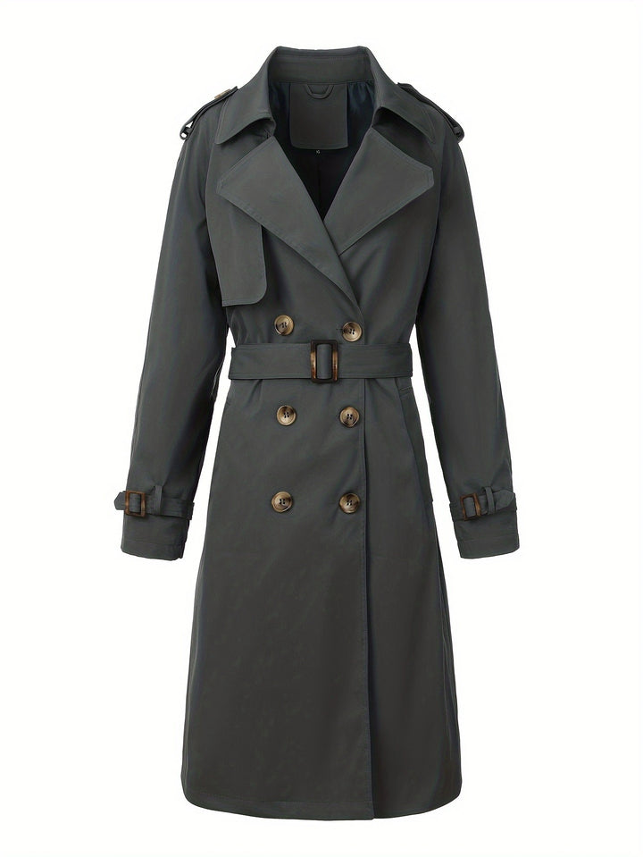 Women Fashionable and Elegant Trench Coat Mune Fashion