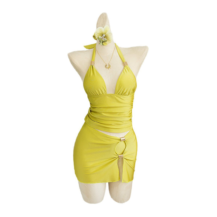 Women Tankini with fashionable skirts Mune Fashion