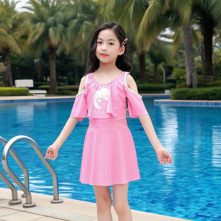 Girls Sporty Swimwear Mune Fashion