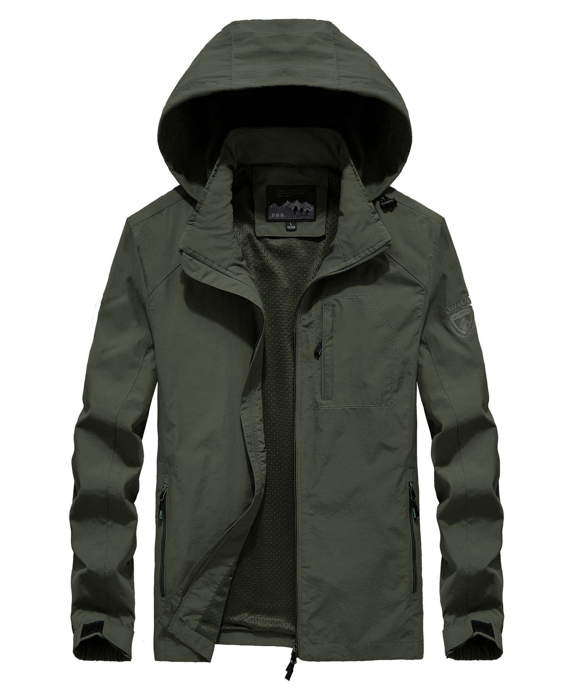 Men's lightweight breathable field parka with mesh lining and hood Mune Fashion