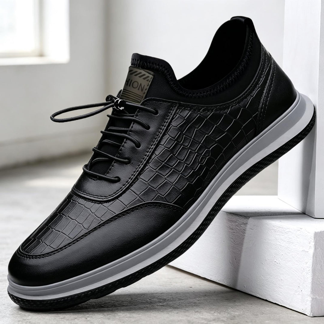 Men Elegant and Stylish Leather Sneakers Mune Fashion