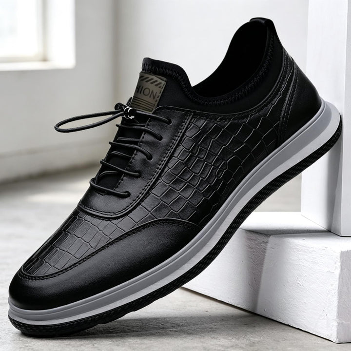 Men Elegant and Stylish Leather Sneakers Mune Fashion